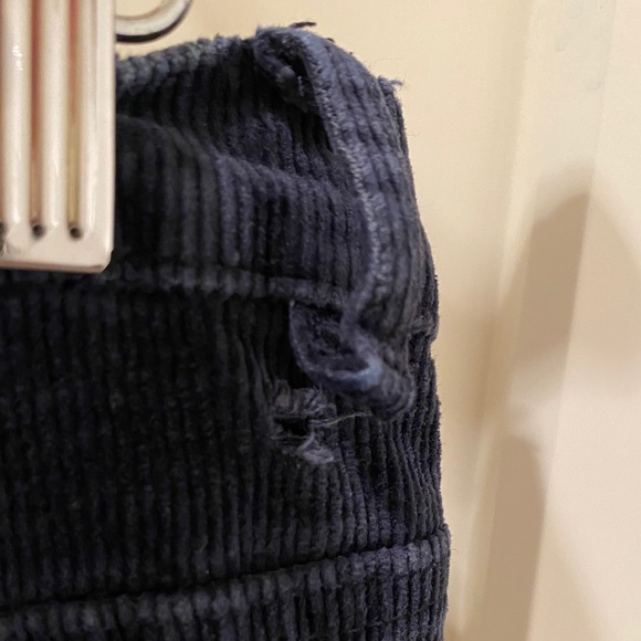 Navy Brandy Melville corduroy pants - Picture 4 of 4